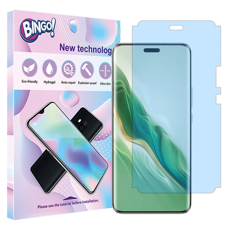 محافظ صفحه نمایش ضداشعه آبی بینگو مدل Eye Care مناسب برای گوشی موبایل آنر Magic6 Pro