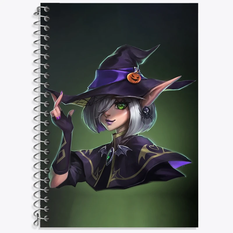 دفتر زبان 50 برگ خندالو مدل دو خط طرح بازی دنیای وارکرفت (World of Warcraft) کد 31855