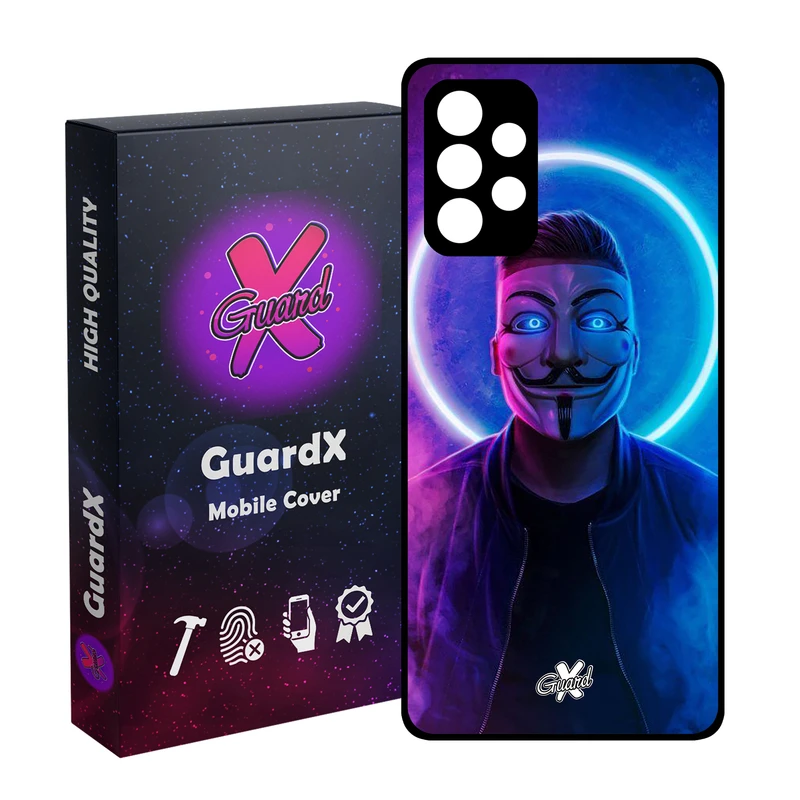 کاور گارد ایکس طرح Anonymous مدل Glass10043 مناسب برای گوشی موبایل سامسونگ Galaxy A73