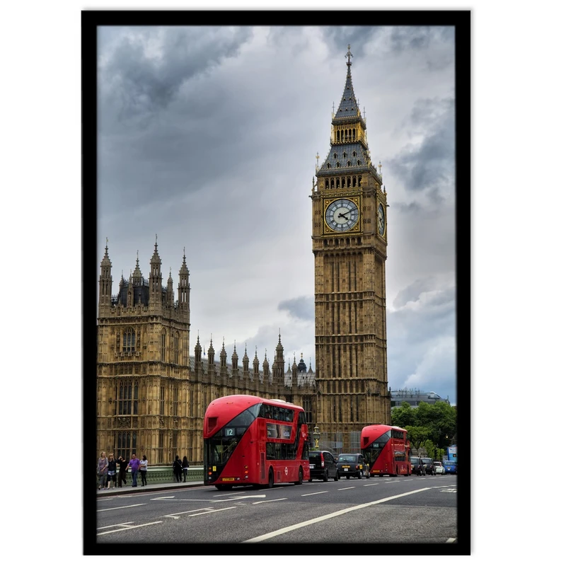 تابلو بکلیت طرح منظره شهری لندن انگلستان مدل B-S1379