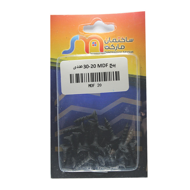 پیچ ام دی اف مدل 122بسته 30 عددی