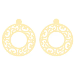 گوشواره طلا 18 عیار زنانه الن نار مدل E5110