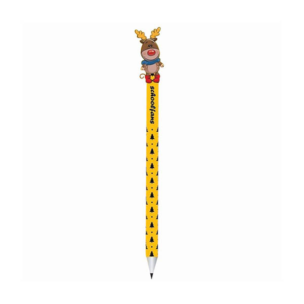 مداد اسکول فنس طرح گوزن مدل naabsell 130013 به همراه سر مدادی