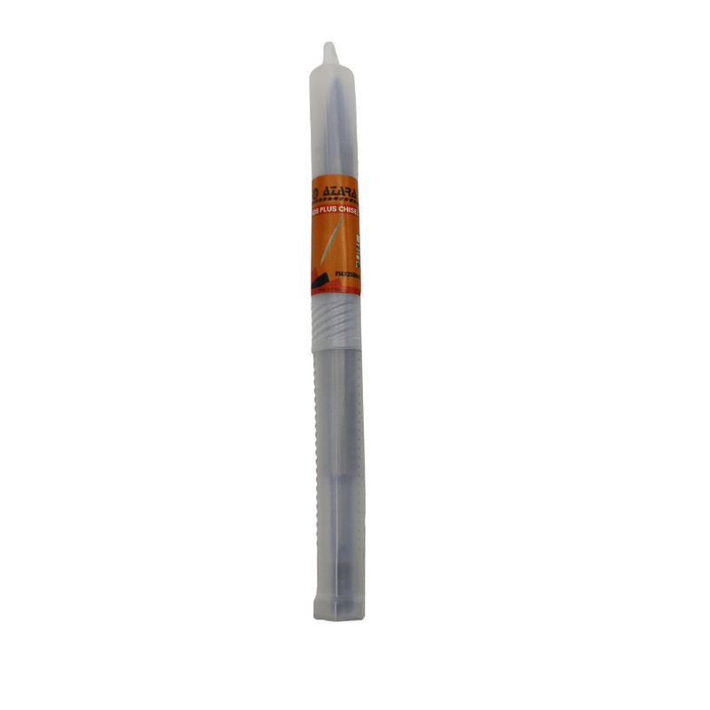 قلم 4 شیار بتن کن آزارا مدل نوک تیز کد YP-14*250MM سایز 25 سانتی متر