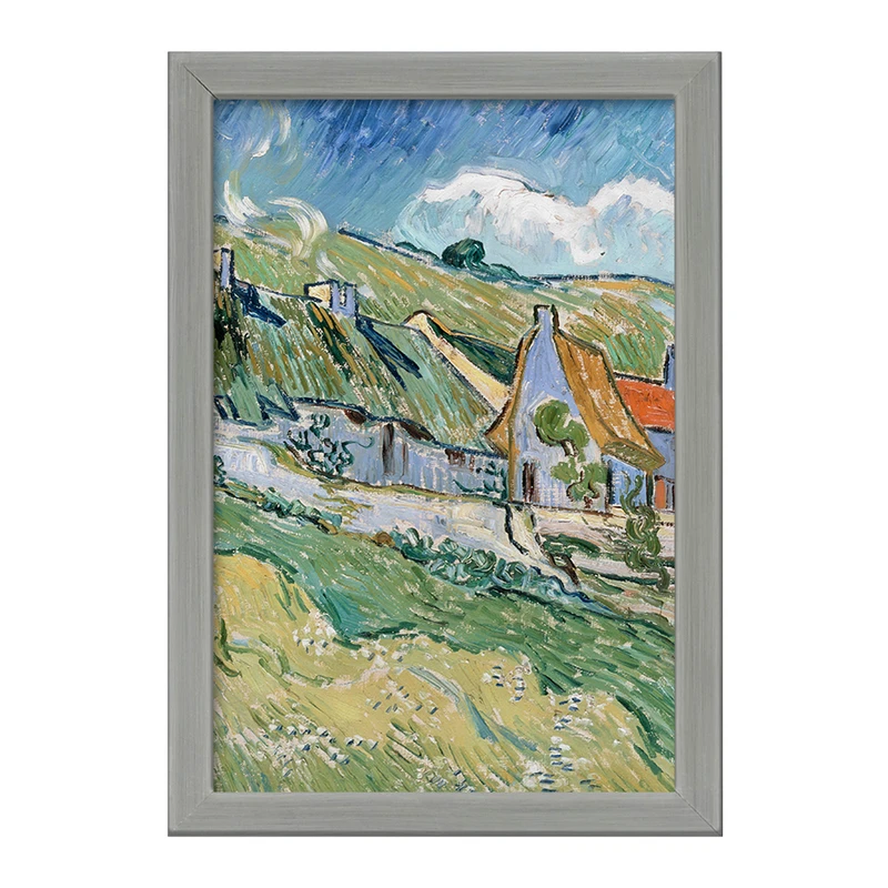 تابلو خندالو طرح کلبه ونسان ونگوگ (Van Gogh) کد 36785