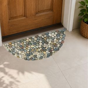 پادری طرح سنگی مدل نیم دایره سایز 90x45 سانتیمتر