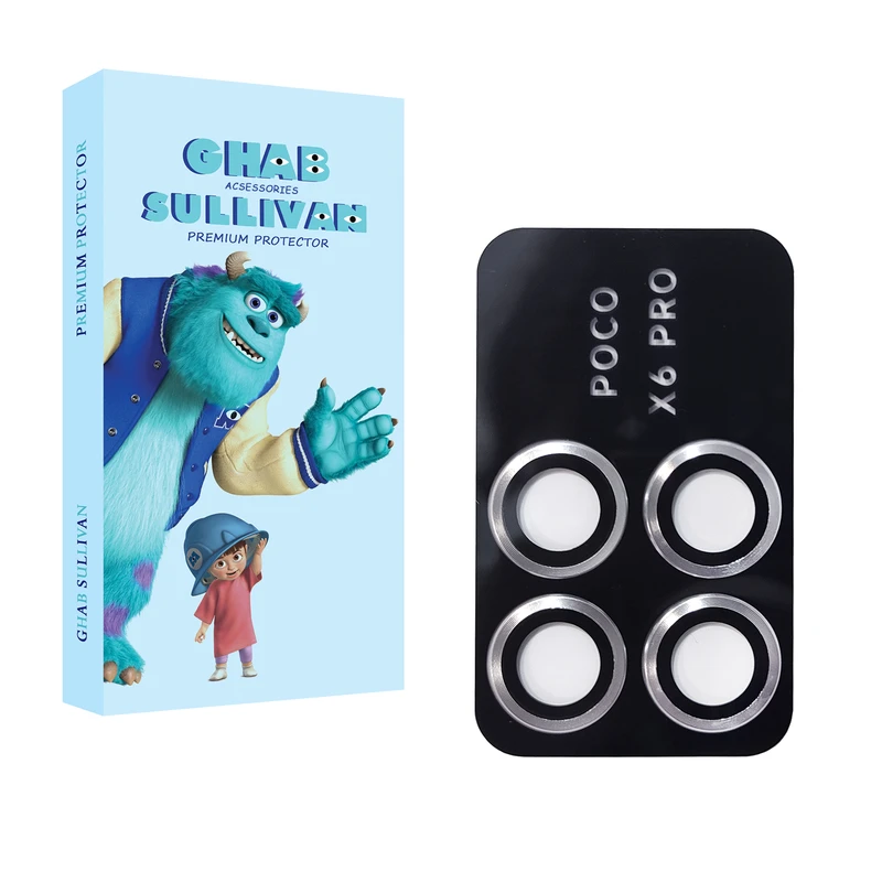 محافظ لنز دوربین قاب سالیوان مدل SHABLON مناسب برای گوشی موبایل شیائومی Poco X6 Pro 5G