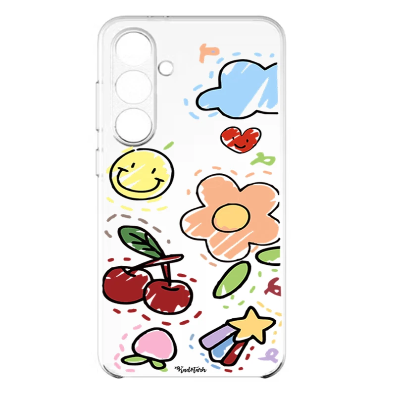 کاور طرح Funny Stickers مناسب برای گوشی موبایل سامسونگ Galaxy A57
