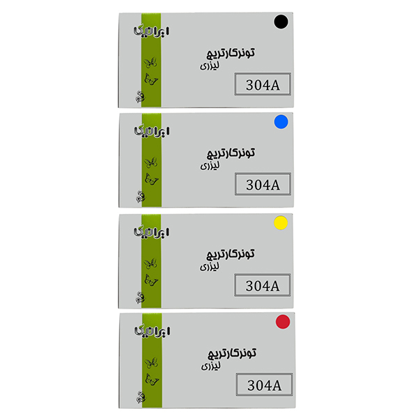 تونر ایرانیکا مدل 304A مجموعه 4 عددی