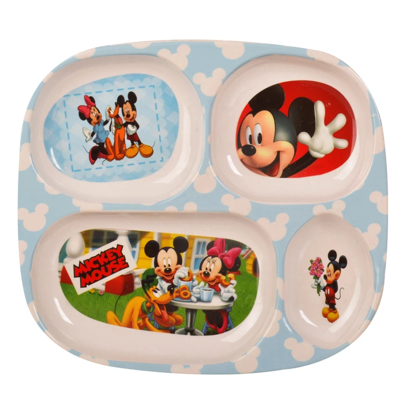 بشقاب کودک مهروز کد 5042 طرح میکی موس