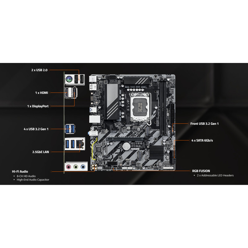 مادربرد گیگابایت مدل B860M E