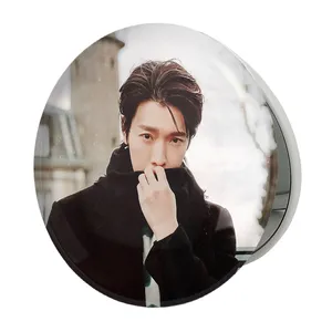 آینه جیبی خندالو طرح دونگهه گروه سوپر جونیور Super Junior مدل تاشو کد 12162 