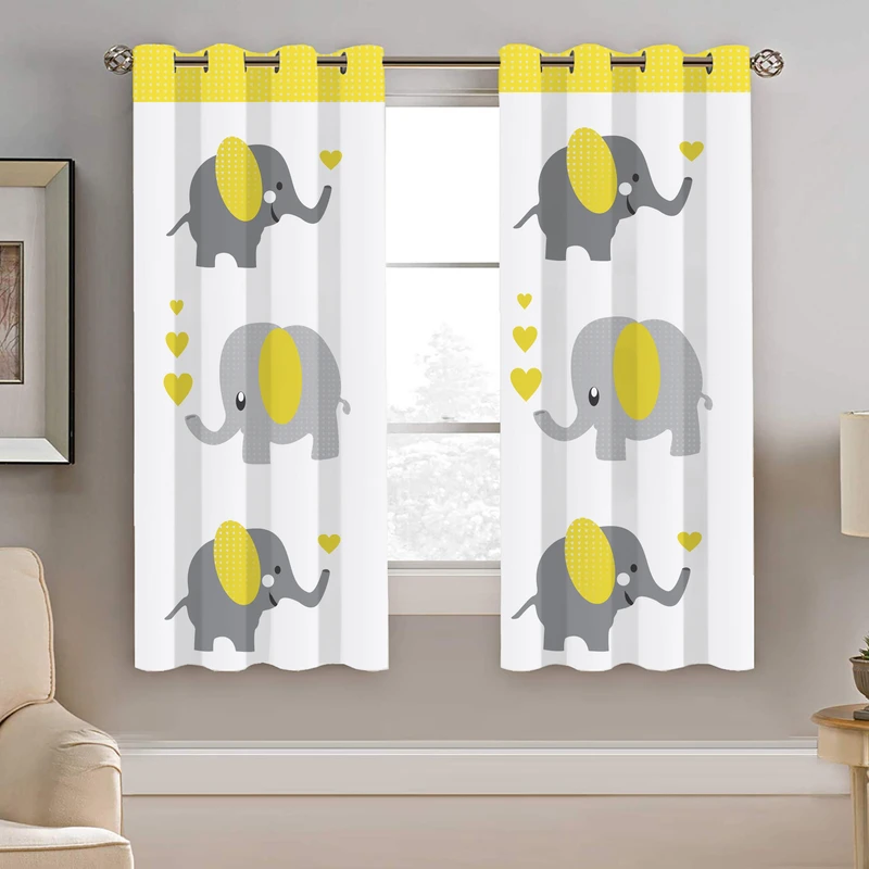 پرده نیروانا طرح فیل کودک مدل هازان کد 8921 سایز 140×200 سانتی متر