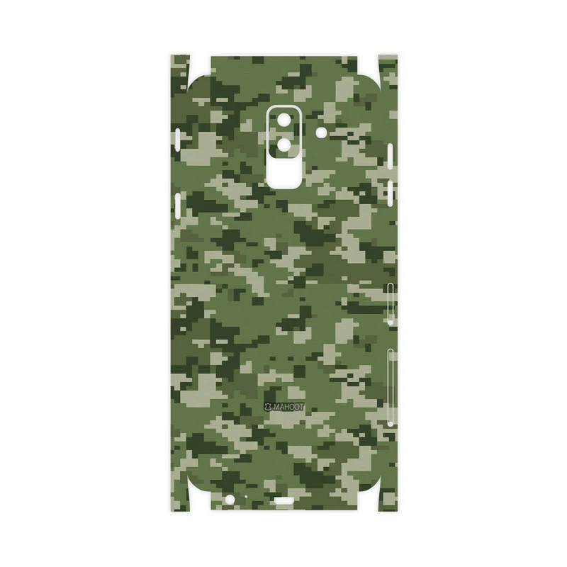 برچسب پوششی ماهوت مدل Army-Green-Pixel-FullSkin مناسب برای گوشی موبایل سامسونگ Galaxy A6 Plus