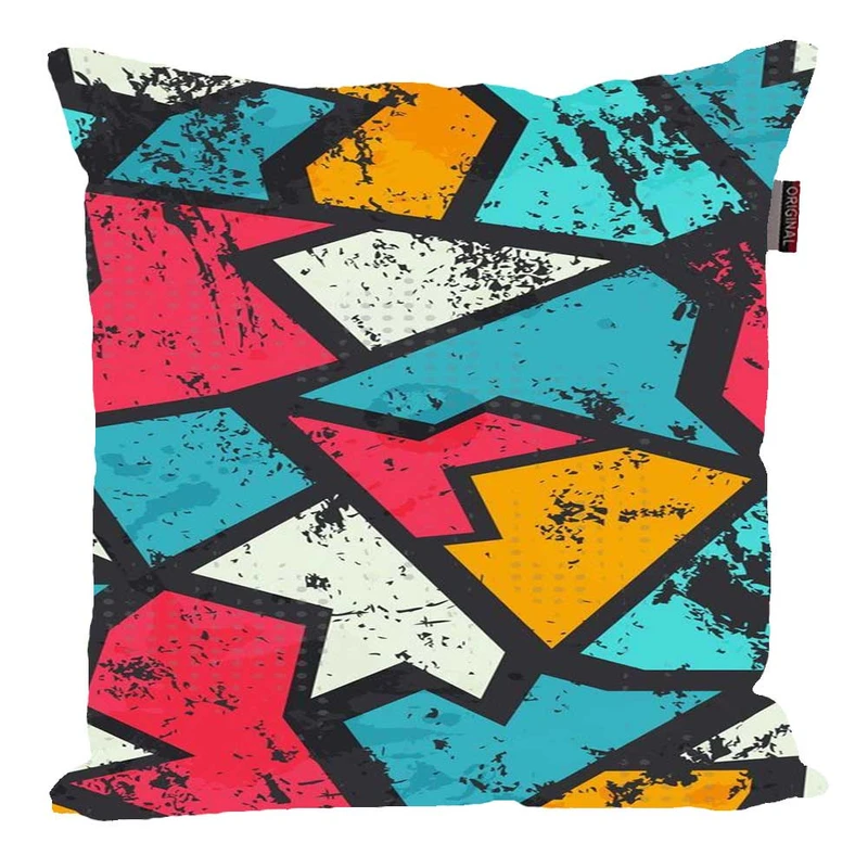 کوسن پاد آفرین مدل فانتزی طرح مدرن رنگی کد p1253