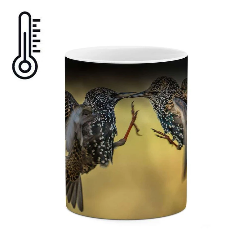 ماگ حرارتی کاکتی مدل پرنده کد mgh11362