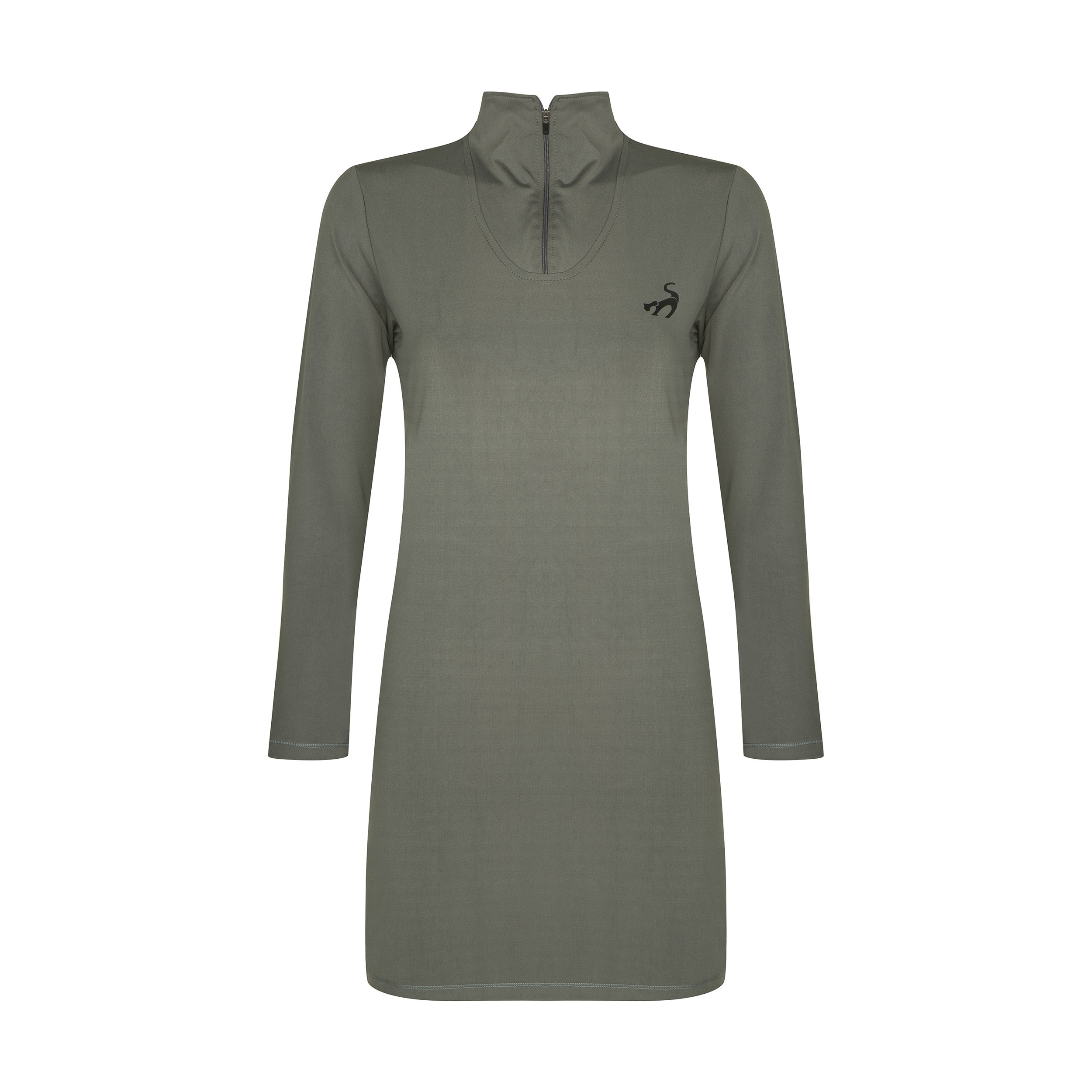 گرمکن ورزشی زنانه مدل نیم زیپ 2