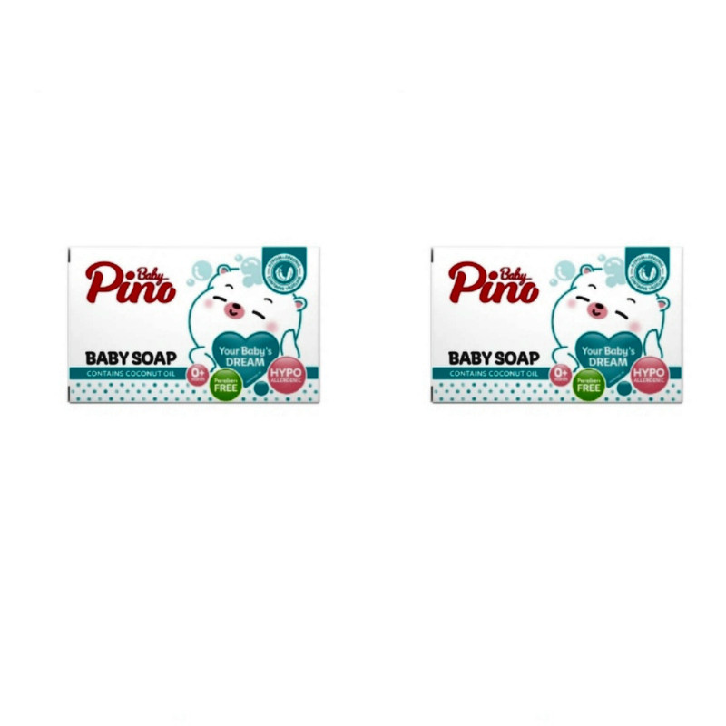 صابون کودک پینو بیبی مدل Ha حجم 100 گرم بسته 2 عددی