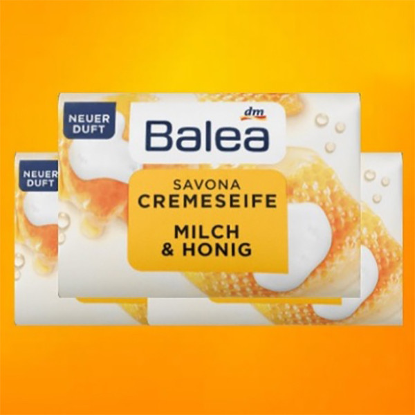 صابون شستشو باله آ مدل SAVONA CREMESIFE MILCH and HONIG وزن 150 گرم صابون شستشو باله آ مدل SAVONA CREMESIFE MILCH and HONIG وزن 150 گرم