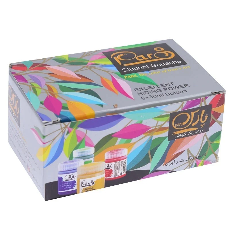 گواش 6 رنگ پارس مدل 1235