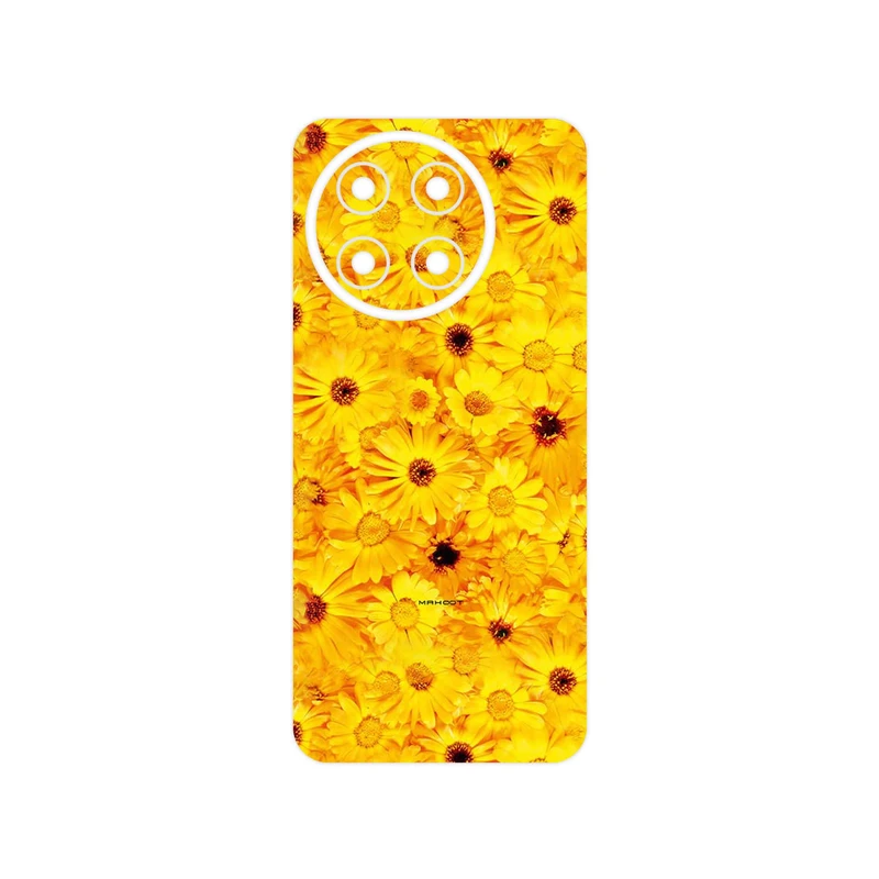 برچسب پوششی ماهوت مدل Yellow_Flower مناسب برای گوشی موبایل تکنو Spark 30 Pro