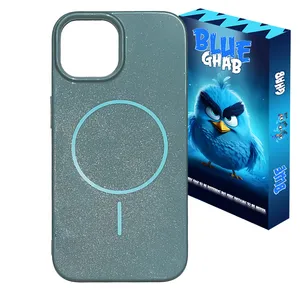 کاور بلو قاب مدل مگ سیف شاین کد 024 مناسب برای گوشی موبایل اپل iPhone 13 Pro Max