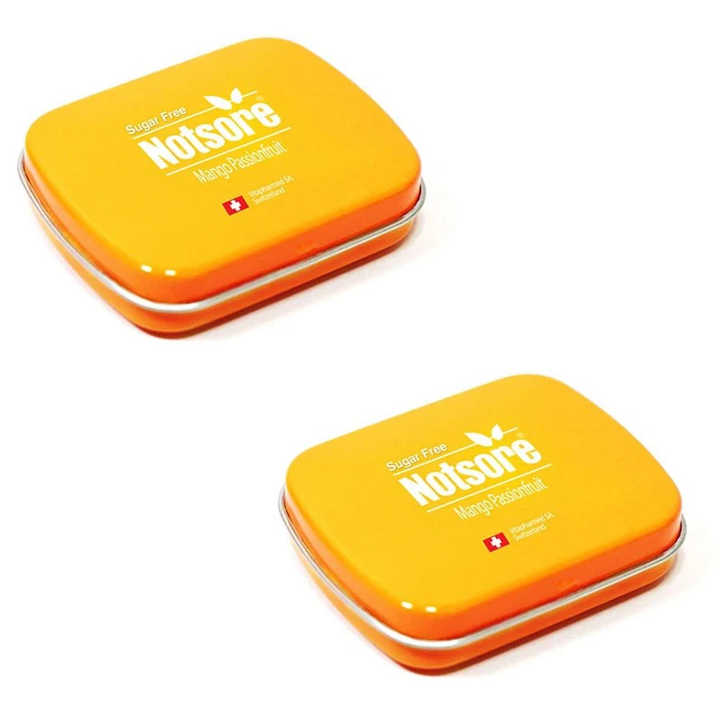 خوشبو کننده دهان بدون قند طعم انبه و پشن فروت ناتسور - 15 گرم  2 بسته 50 عددی