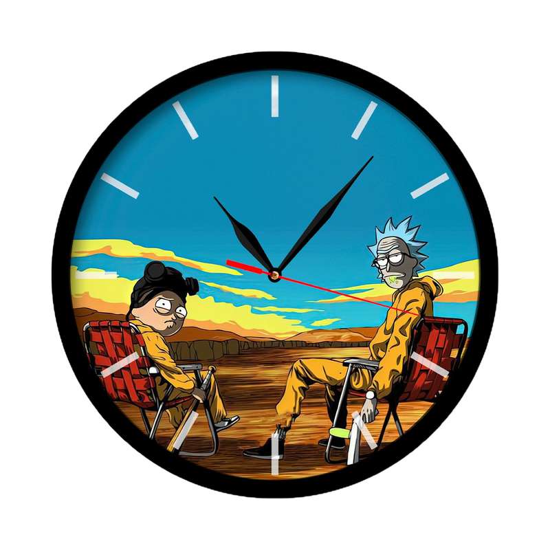 ساعت دیواری مدل ریک و مورتی کد 3298