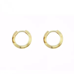 گوشواره طلا 18 عیار زنانه روبی آرت گالری مدل کلیپسی دایره 