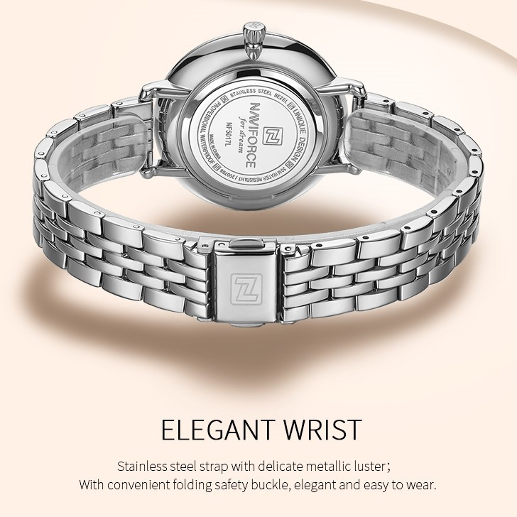 ساعت مچی عقربه ای زنانه نیوی فورس مدل NF5017