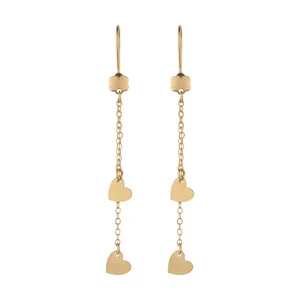 گوشواره طلا 18 عیار زنانه مدیسا مدل E2012