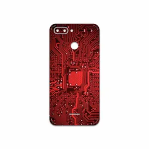 MAHOOT Red Printed Circuit Board Cover Sticker for Xiaomi Redmi 6