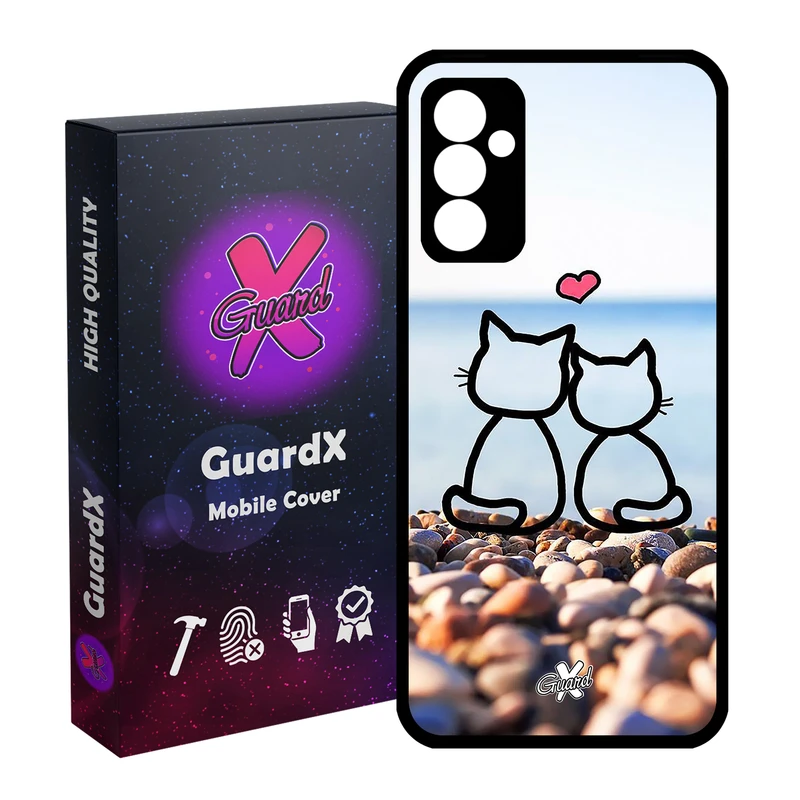 کاور گارد ایکس طرح Love مدل Glass10016 مناسب برای گوشی موبایل سامسونگ Galaxy A34 / A34 5G