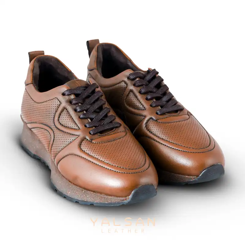 کفش روزمره زنانه چرم یلسان مدل ناتاشا کد GN 632 asl