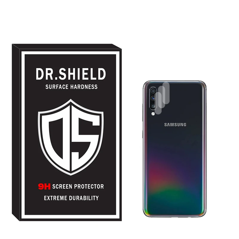  محافظ لنز دوربین دکتر شیلد مدل LNZDR مناسب برای گوشی موبایل سامسونگ Galaxy A70 بسته سه عددی