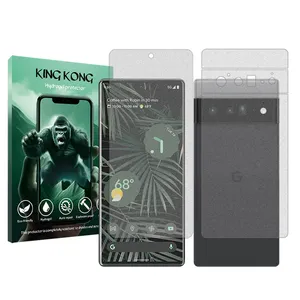 King Kong Tough model matte screen protector suitable for Google Pixel 6 Pro mobile phone along with the back protector 
