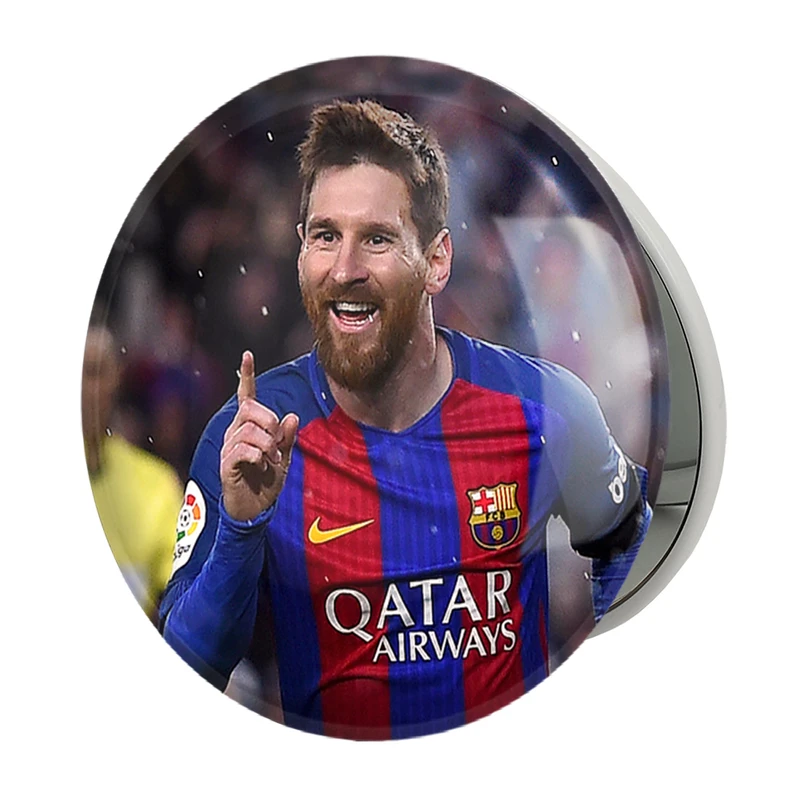 آینه جیبی خندالو طرح لیونل مسی مدل تاشو کد 2081 