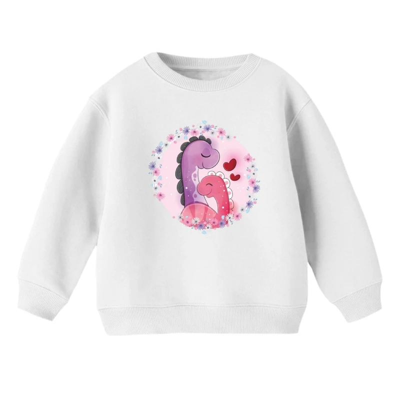 سویشرت بچگانه مدل دایناسور های عاشق 