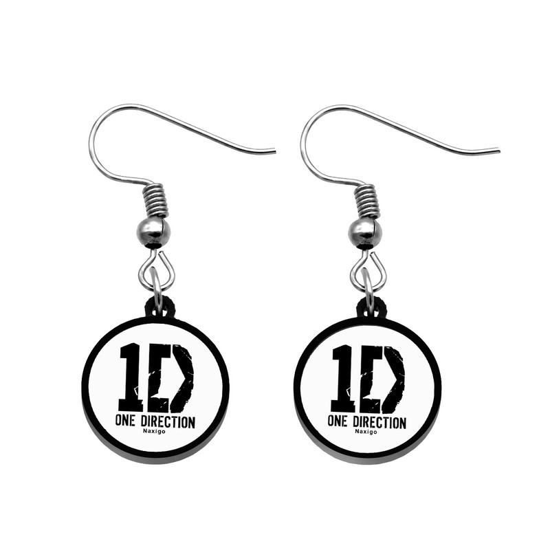 گوشواره زنانه ناکسیگو مدل شب تاب طرح One Direction کد ES7367