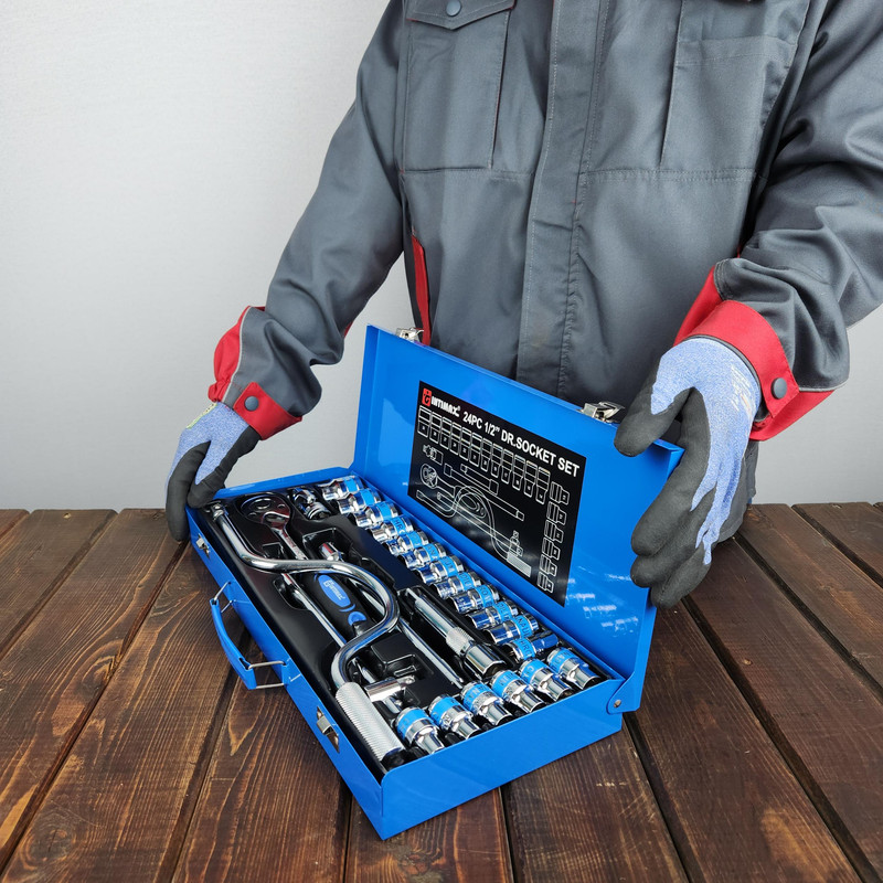 مجموعه 24 عددی آچار بکس صنعتی اینتیمکث کد 24p