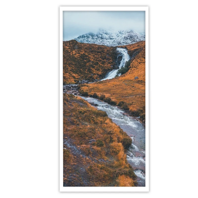 تابلو بکلیت طرح طبیعت پاییز و جاده مدل W-S3138