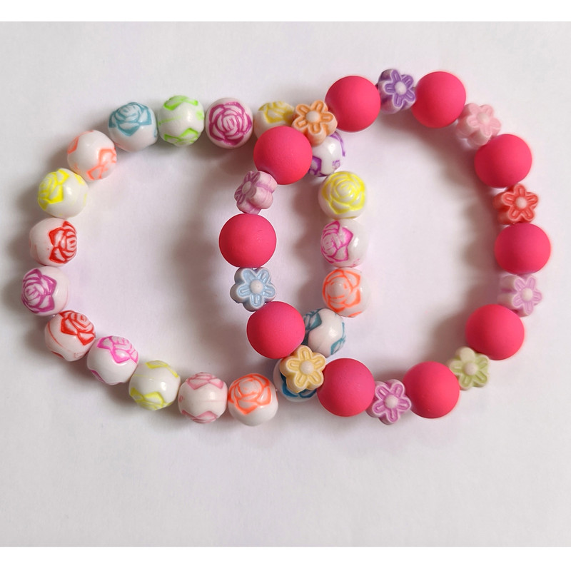 دستبند دخترانه کد DB22 مجموعه 2 عددی دستبند دخترانه کد DB22 مجموعه 2 عددی