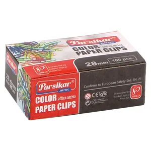 گیره کاغذ پارسیکار مدل JM738c بسته 100 عددی