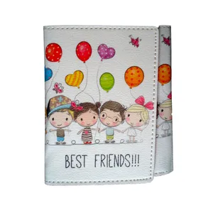 کیف پول دخترانه مدل best friends کد 208