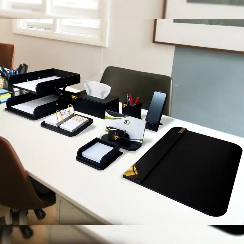 ست لوازم اداری رومیزی آونگ دکو مدل M7 مجموعه 8 عددی