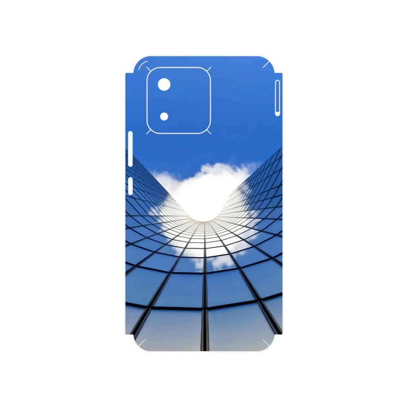 برچسب پوششی ماهوت مدل Glass skyscraper مناسب برای گوشی موبایل آنر X5