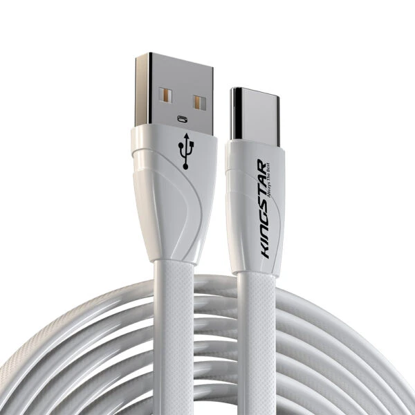 کابل تبدیل USB به MicroUSB کینگ استار مدل K112C طول 1.2 متر
