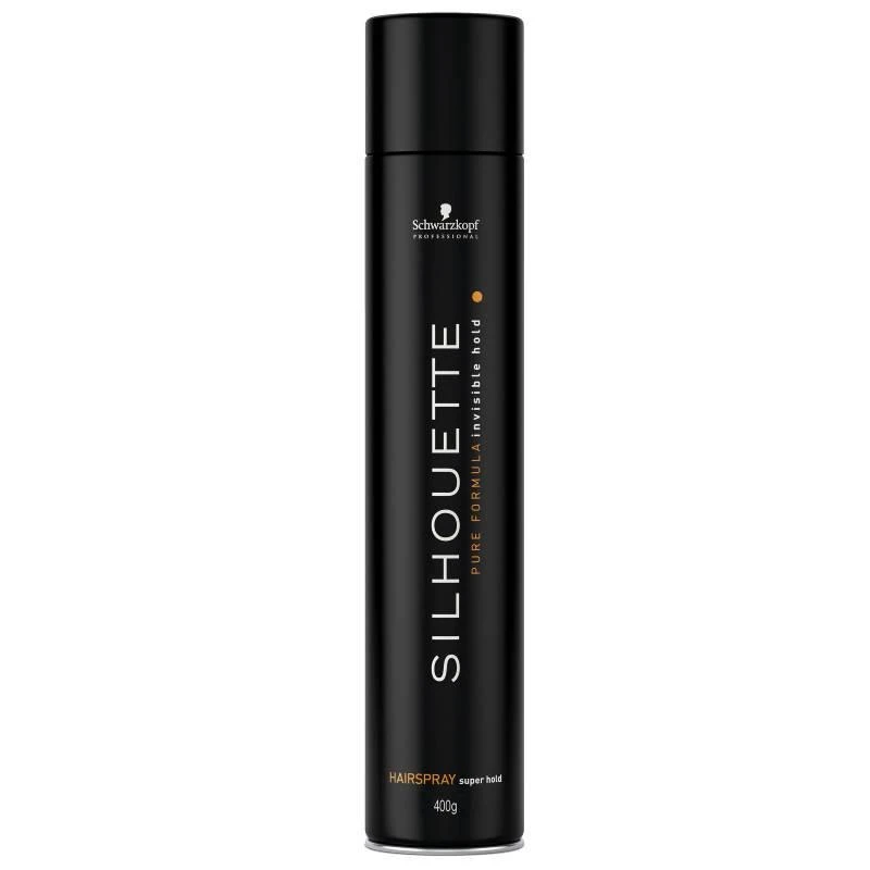 اسپری مو نگهدارنده شوآرزکوف مدل Silhouette Super Holdحجم 500 میلی‌لیتر، با قدرت حفظ حالت مو 10، بدون ایجاد سفیدک، حاوی پانتنول و بدون نمک مناسب انواع مو
