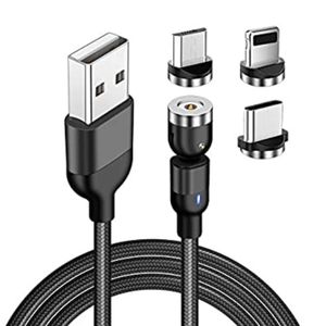 نقد و بررسی کابل تبدیل USB به microUSB / USB-C / لایتنینگ مدل DCB1001 طول 2 متر توسط خریداران