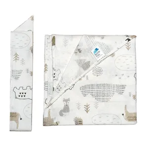 قنداق نوزادی اسلیپ ایکو مدل Swaddle کد SWPB001 به همراه هدبند